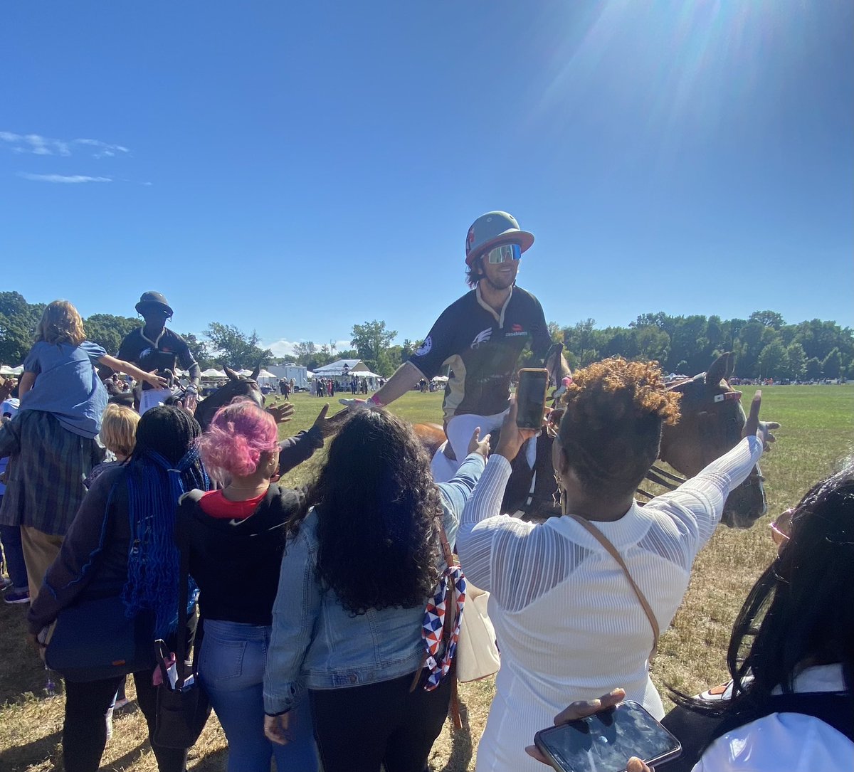 Great event for a great cause today! <a href="/WorktoRide1/">Work to Ride</a> #PhiladelphiaPoloClassic