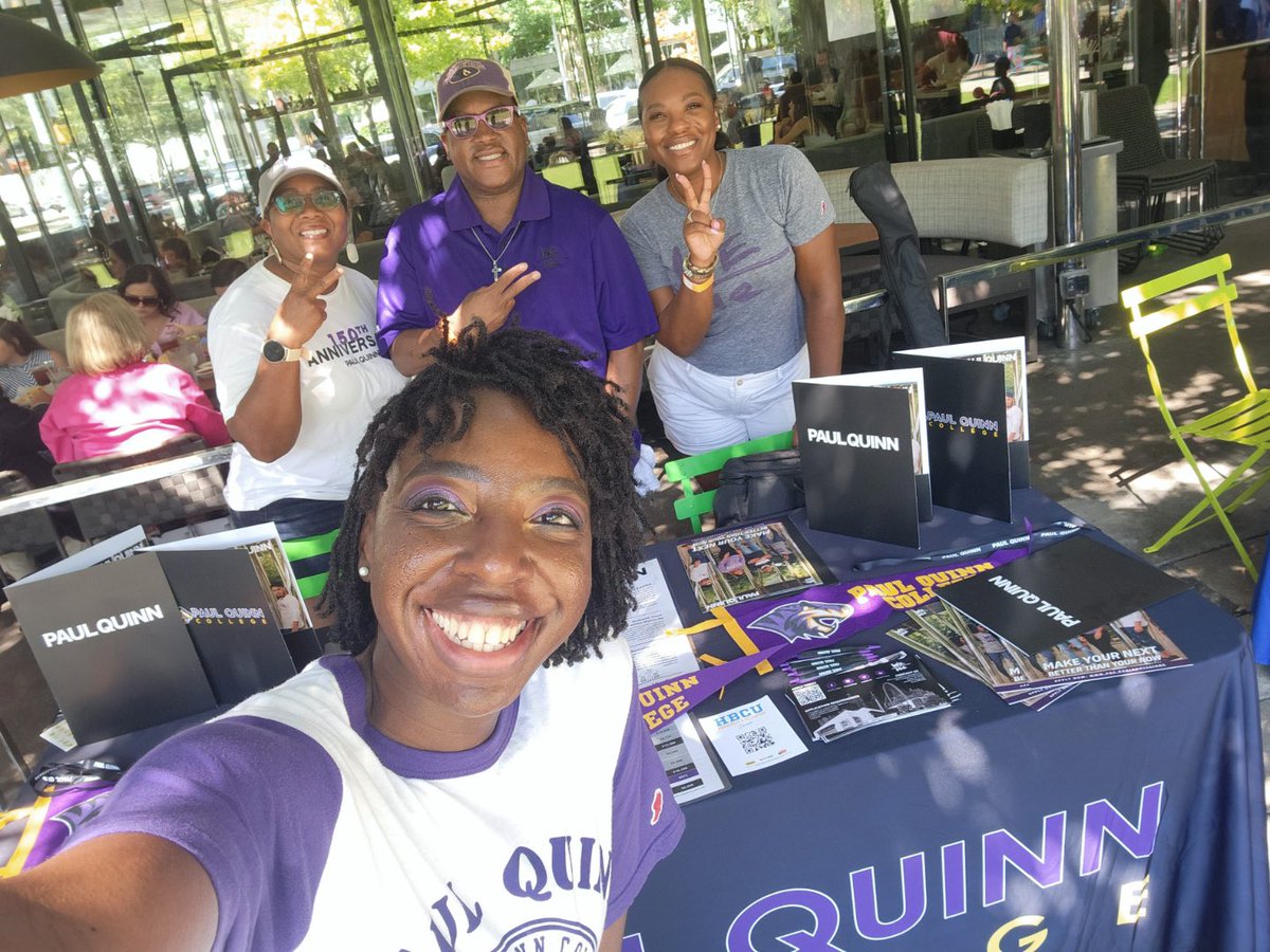#nationbuilding Alumni (@paulquinnalumni) on Twitter photo What a great time and turnout for todays #HBCU Awarness college fair and panel at <a href="/KlydeWarrenPark/">Klyde Warren Park</a>. Thank you to all the student and parents that stop by and learned more about <a href="/PaulQuinn1872/">Paul Quinn</a> from <a href="/PaulQuinnAlumni/">#nationbuilding Alumni</a>!
See y’all at Homecoming Nov. 4th… What a great time and turnout for todays #HBCU Awarness college fair and panel at <a href="/KlydeWarrenPark/">Klyde Warren Park</a>. Thank you to all the student and parents that stop by and learned more about <a href="/PaulQuinn1872/">Paul Quinn</a> from <a href="/PaulQuinnAlumni/">#nationbuilding Alumni</a>!
See y’all at Homecoming Nov. 4th…
