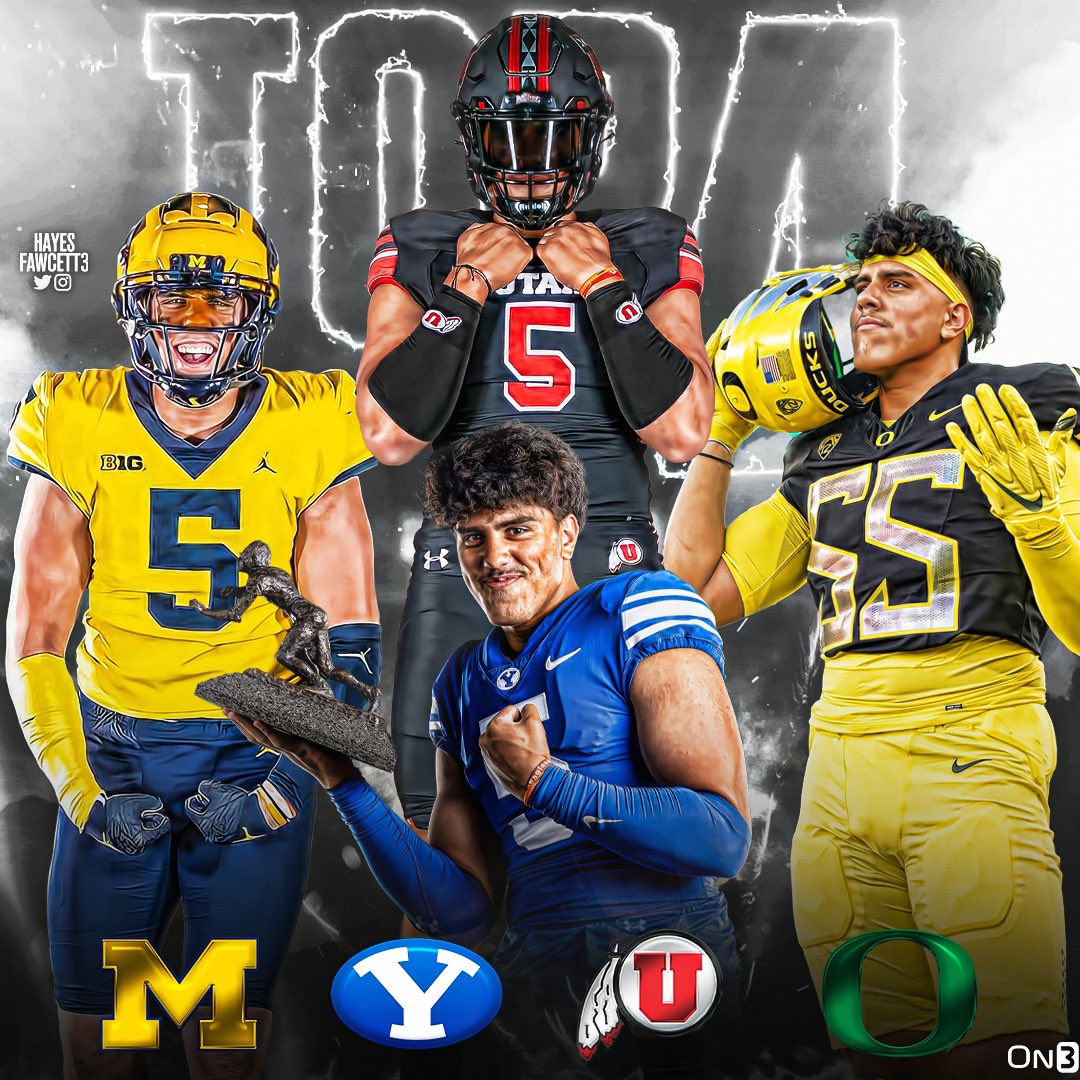 Hayes Fawcett (@hayesfawcett3) on Twitter photo BREAKING: Four-Star OT Spencer Fano (<a href="/FanoSpencer/">Spencer Fano</a>) is down to 4️⃣ Schools!
The 6’5 270 OT from Provo, UT is ranked as the Top OL in the West.
More Here (FREE): on3.com/news/four-star… BREAKING: Four-Star OT Spencer Fano (<a href="/FanoSpencer/">Spencer Fano</a>) is down to 4️⃣ Schools!
The 6’5 270 OT from Provo, UT is ranked as the Top OL in the West.
More Here (FREE): on3.com/news/four-star…