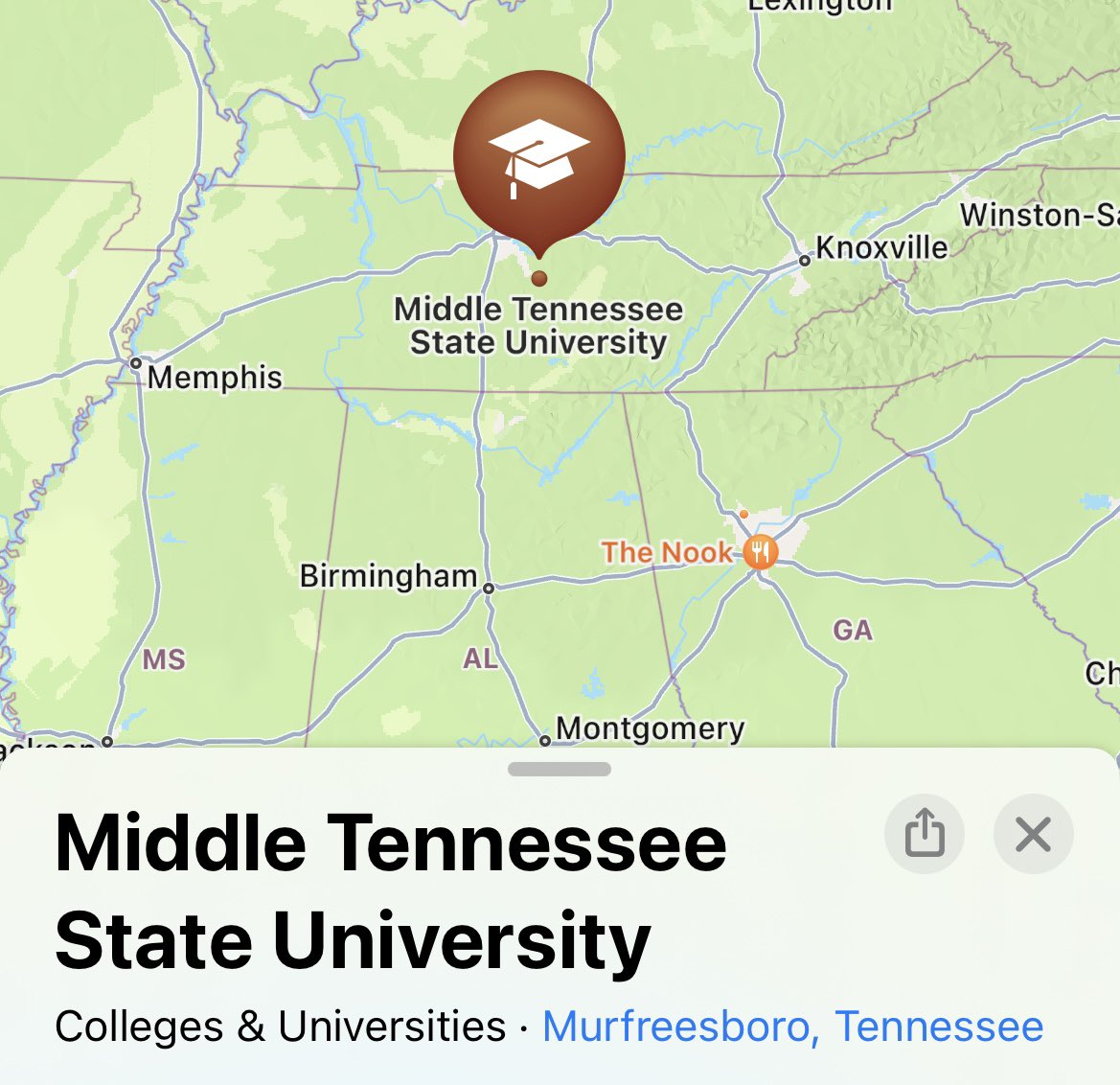 With the panic around the developing Hurricane Ian, I would like to remind everyone to consider Middle Tennessee when planning your evacuation. They seem to handle hurricanes pretty well. #HurricaneIan