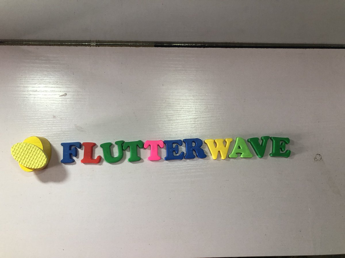 emma4impact's tweet photo. My 5 year old son loves spelling and creating things. He typically would spell any catch word he sees on TV- from brand names to cartoon titles . After seeing the @theflutterwave ad, he decided to spell it and even created the logo with his toys. #creativity #tech #fintech #biz https://t.co/NhoPQ5YYRy