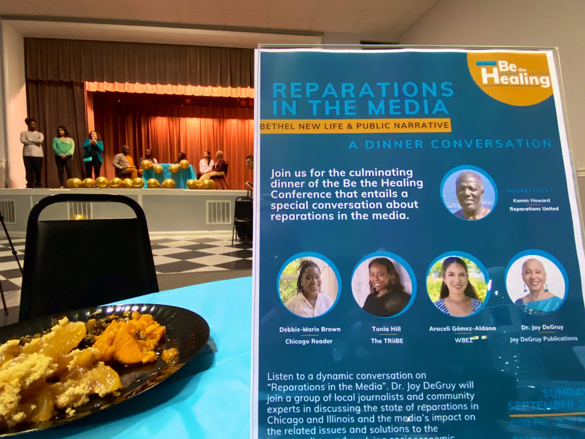 PublicNarrative's tweet photo. Getting the conversation started! #ReparationsInTheMedia #BeTheHealing2022 #DinnerConversation https://t.co/R9H2uTEv1F