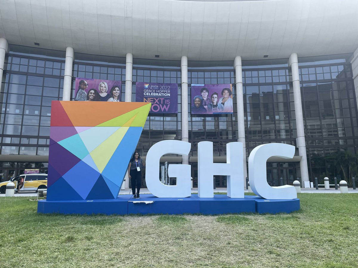 carocancode's tweet photo. I had a great time at Grace Hopper! #GHC22 https://t.co/V7VvQZOAz6