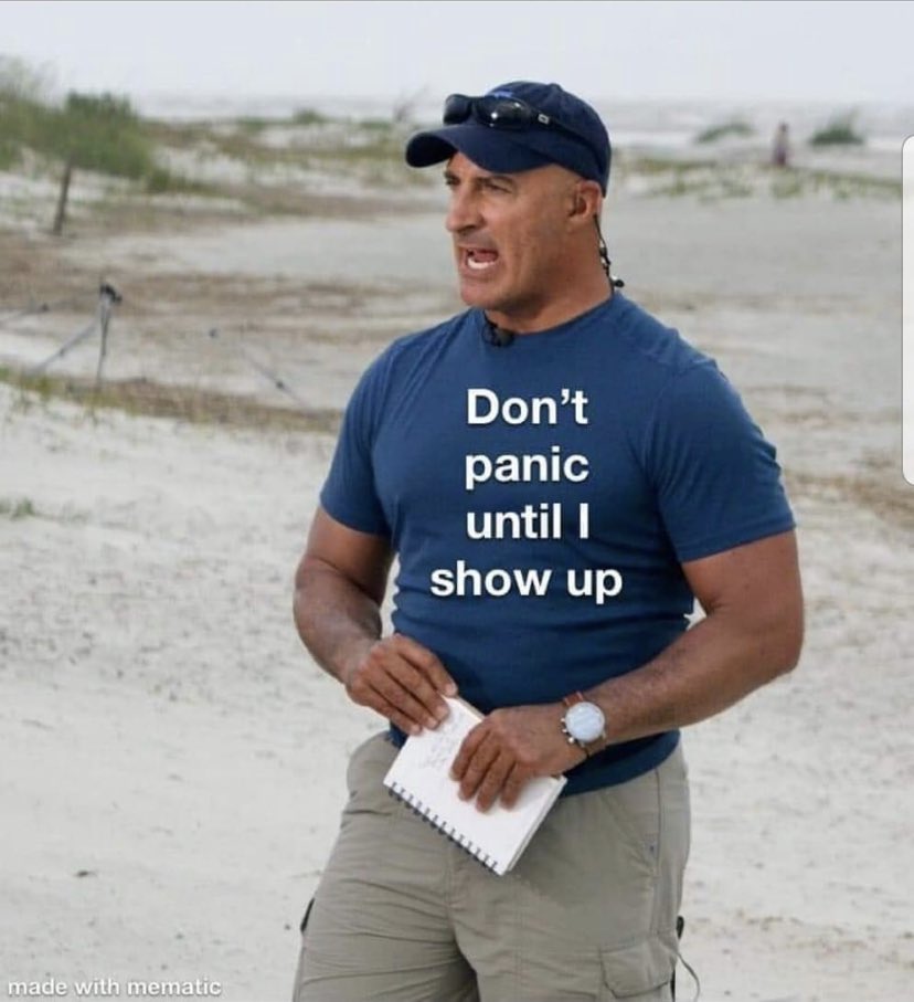 OlsonCathie's tweet photo. Jim Cantore is in Clearwater https://t.co/9ZHQT9whjx