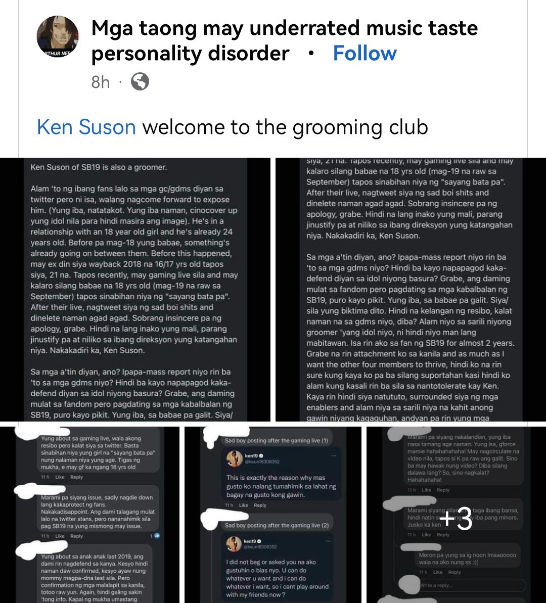 atinized_'s tweet photo. ⁉️ are you all aware na nagci-circulate yung gr∅∅mer post about k333n sa fb rn? https://t.co/E639yX6T4A