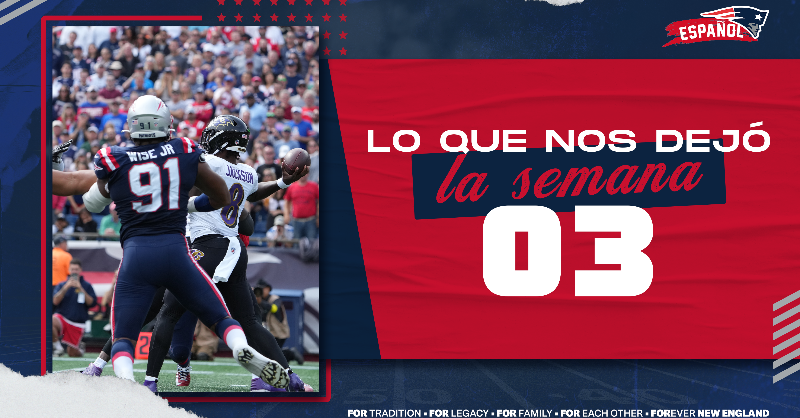 patriotsespanol's tweet photo. Algunas observaciones del juego de esta tarde.
#BALvsNE | #PatriotsEspañol