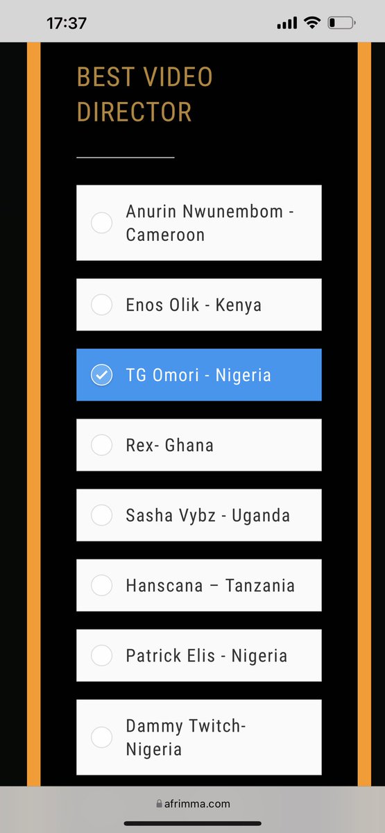 boy_director's tweet photo. Remember to vote @afrimma  director of the year and Buga for video of the year
 https://t.co/l1alTrFfbK https://t.co/PzMvQrpxAQ