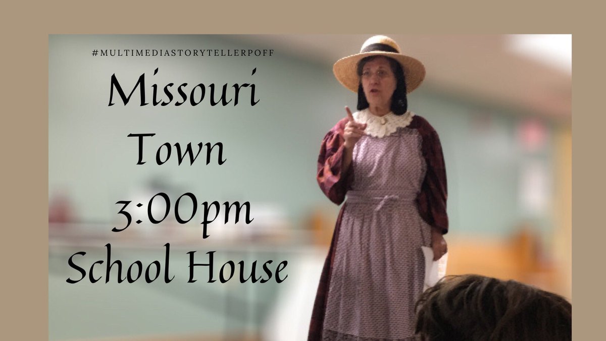 PoffSarah's tweet photo. Meet me at the          School House 
Missouri Town,            Lee’s Summit, MO
Sunday, October 2, 2022
at 3:00 https://t.co/ndKf6bnjw0