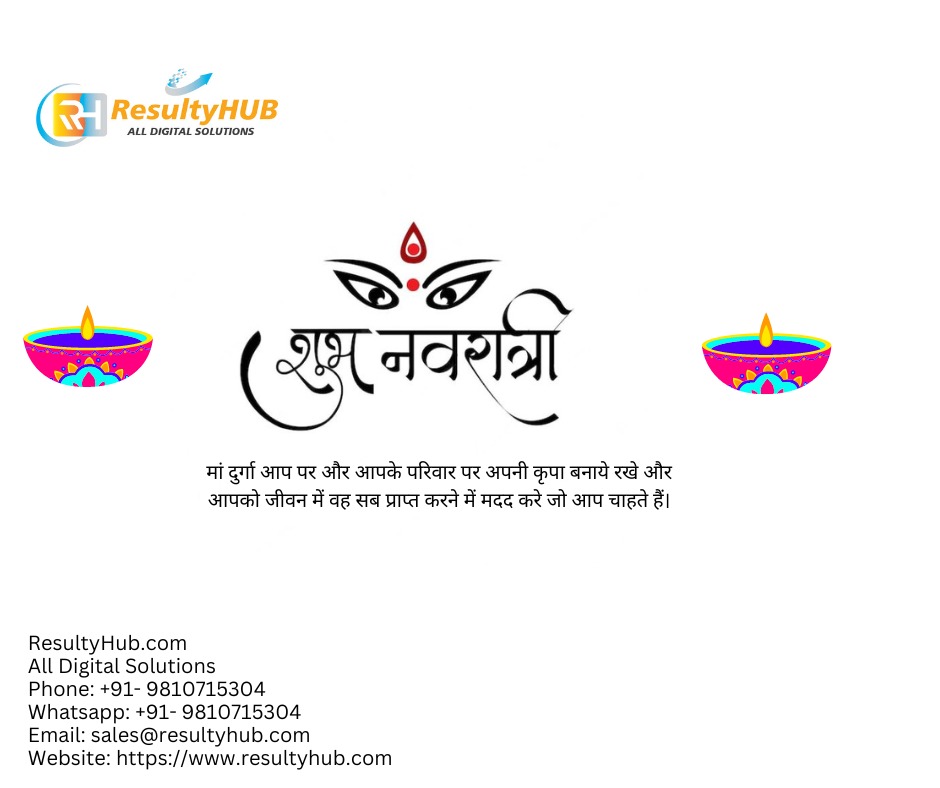 info_resultyhub's tweet photo. May Ma Durga fulfil all your wishes and bless you with joy. Happy Navratri 2022 to you and your family.
#Resultyhub #Happy_Navratri #navratri #happynavratri #navratrispecial #digitalmarketingagency #SEO #SEOcompany https://t.co/oen7fTgw60