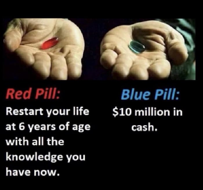 gnuman1979's tweet photo. Blue pill. https://t.co/RcVZ9dQrFQ