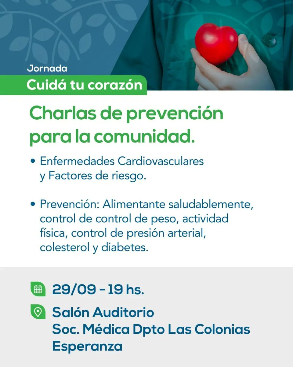 RominanToledo's tweet photo. #Cuidatu❤️
Te esperamos el jueves 29 de septiembre 👇 https://t.co/7AxGymBOpM