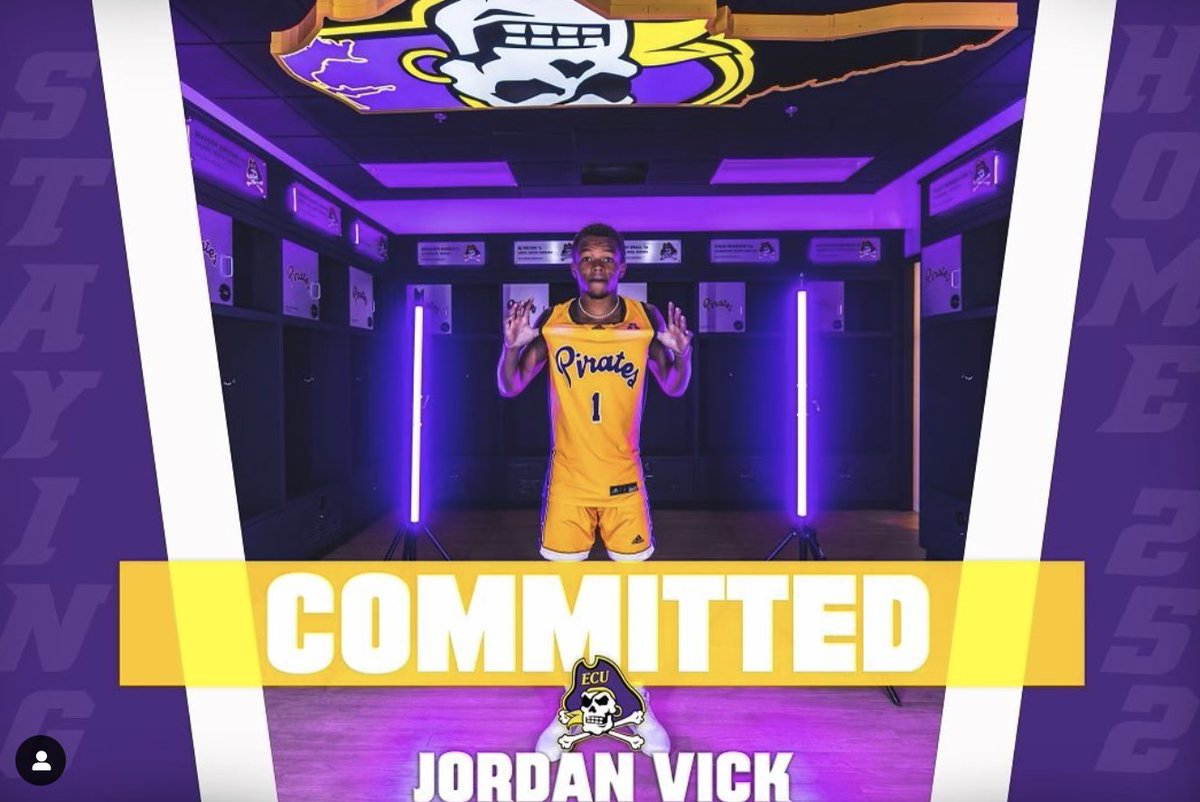 HTC247's tweet photo. BREAKING: ECU has picked up a commitment from Top 150 point guard Jordan Vick, a four-star recruit in the 2024 class

https://t.co/28SF7JtFLf https://t.co/4Rr1W7TjqQ
