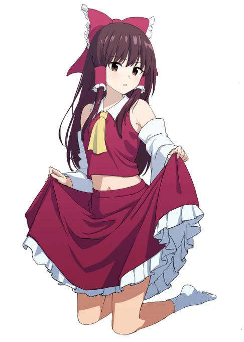 久々に描いてみた霊夢さんです 