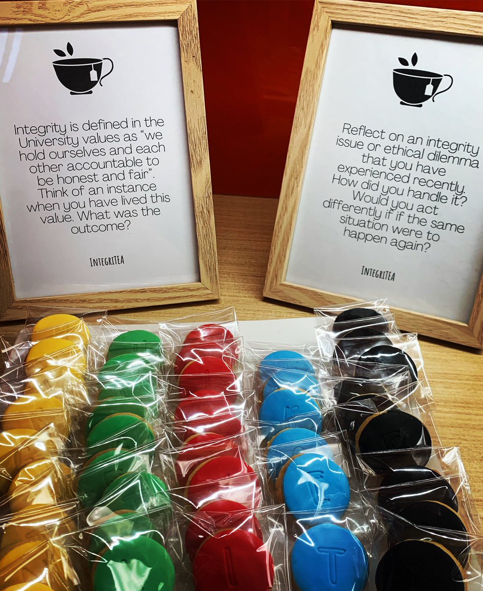 KateSinclair's tweet photo. Team #values in action at @uofalib this week (and biscuits! #yum) https://t.co/qeUOq8Cjkp