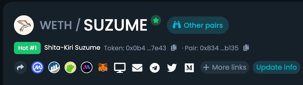 CryptoKvon's tweet photo. @1goonrich $SUZUME stays trending! 🐦🌺

The #SparrowArmy is strong AF 💪🏼 https://t.co/zYNIcXyYlY