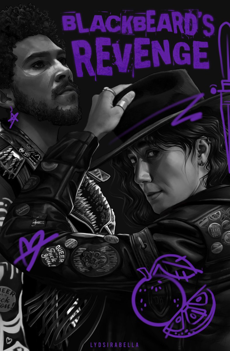 loathsomecowboy's tweet image. they want revenge🍊🗡 #OFMDfanart #OurFlagMeansDeath