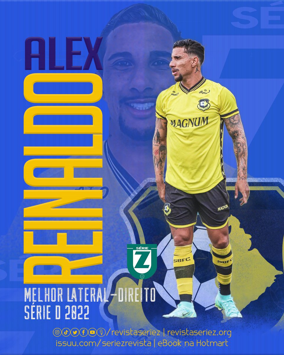 revistaseriez's tweet photo. Efetivo na linha defensiva e um desafogo ofensivo com gols e assistências, principalmente nas bolas paradas, Alex Reinaldo, do São Bernardo (@saobernardofc), é o melhor lateral-direito da Série D 2022

#SérieDnaSérieZ #SeleçãoSérieD #alexalves #saobernardo https://t.co/Kd6cXkjuHa