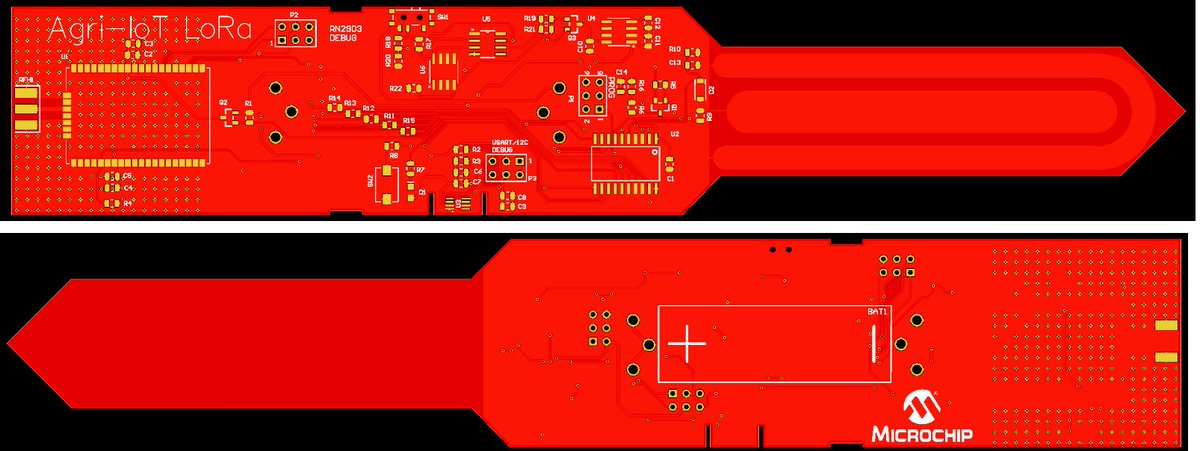 ThatEmbeddedEng's tweet photo. Started as an ASU CompEng capstone project and is being developed by a student/intern. Agri-IoT sensor node (capacitive soil moisture sensor and BME280) and transmits to #TTN using #LoRaWAN. See it @IoTWorld Austin @MicrochipTech booth on Nov 2-3.
@MicrochipMakes @ASU https://t.co/Xt6ZpTnk6q