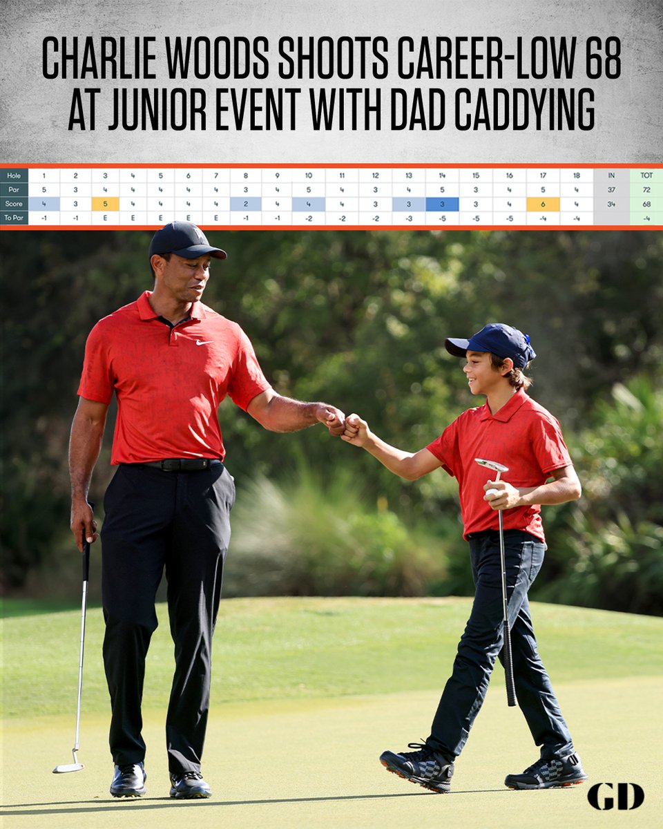A big day for Team Woods. 👏