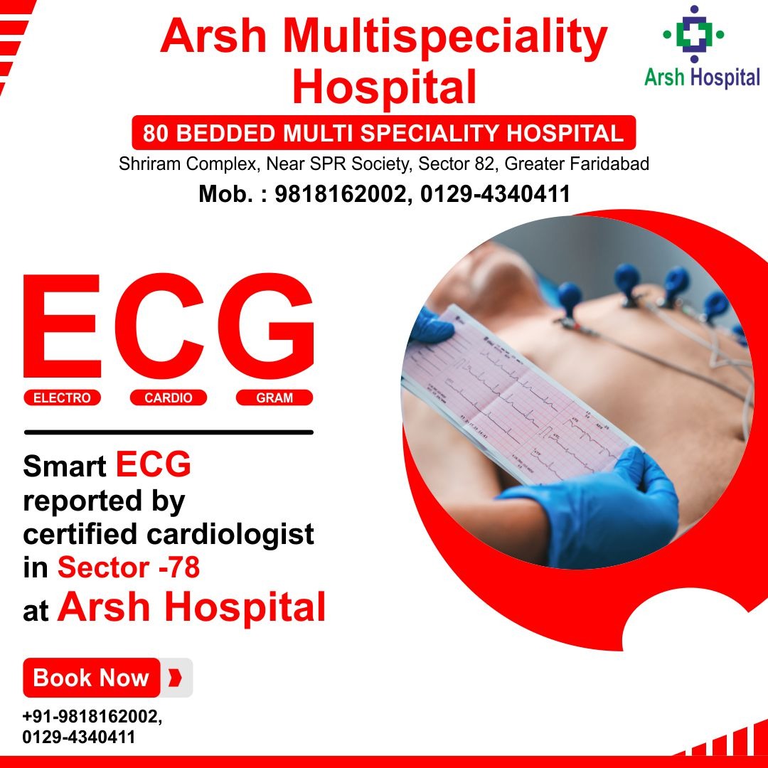 Smart #ECG reported by certified #Cardiologist at @HospitalArsh, sector 78, #Faridabad Arsh Hospital - Best Multispeciality hospital in Faridabad #MORNINGDREAM #mondaythoughts #hearthealth #healthcare