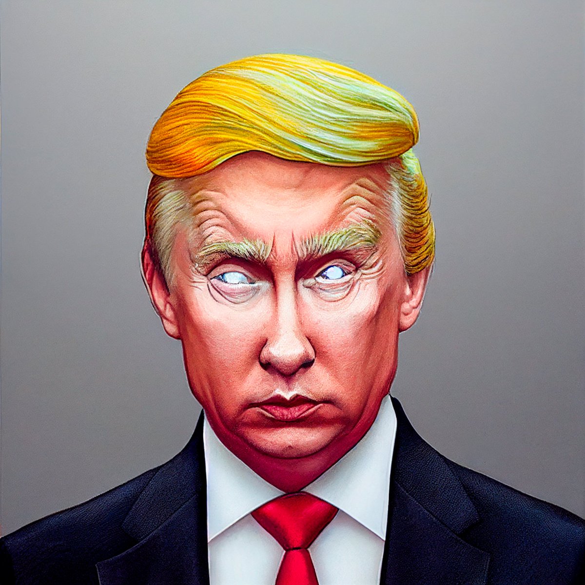 aivolutionprint's tweet image. the power couple of the last century #Putin #PutinWarCriminal #Ukraine️ #Trump #DonaldPutin @georgian_legion