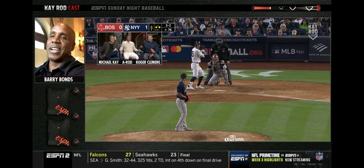 ROXSystem's tweet photo. This is what I’m talking about. I don’t care to listen to stats or unqualified commentators. I’d much rather listen to @BarryBonds talk hitting, talk mentality, talk strategy, talk baseball, and talk history. I’m a kid in a candy store. Thank you Barry! Absolute gold. #Hitting101 https://t.co/PFkOex1C0P