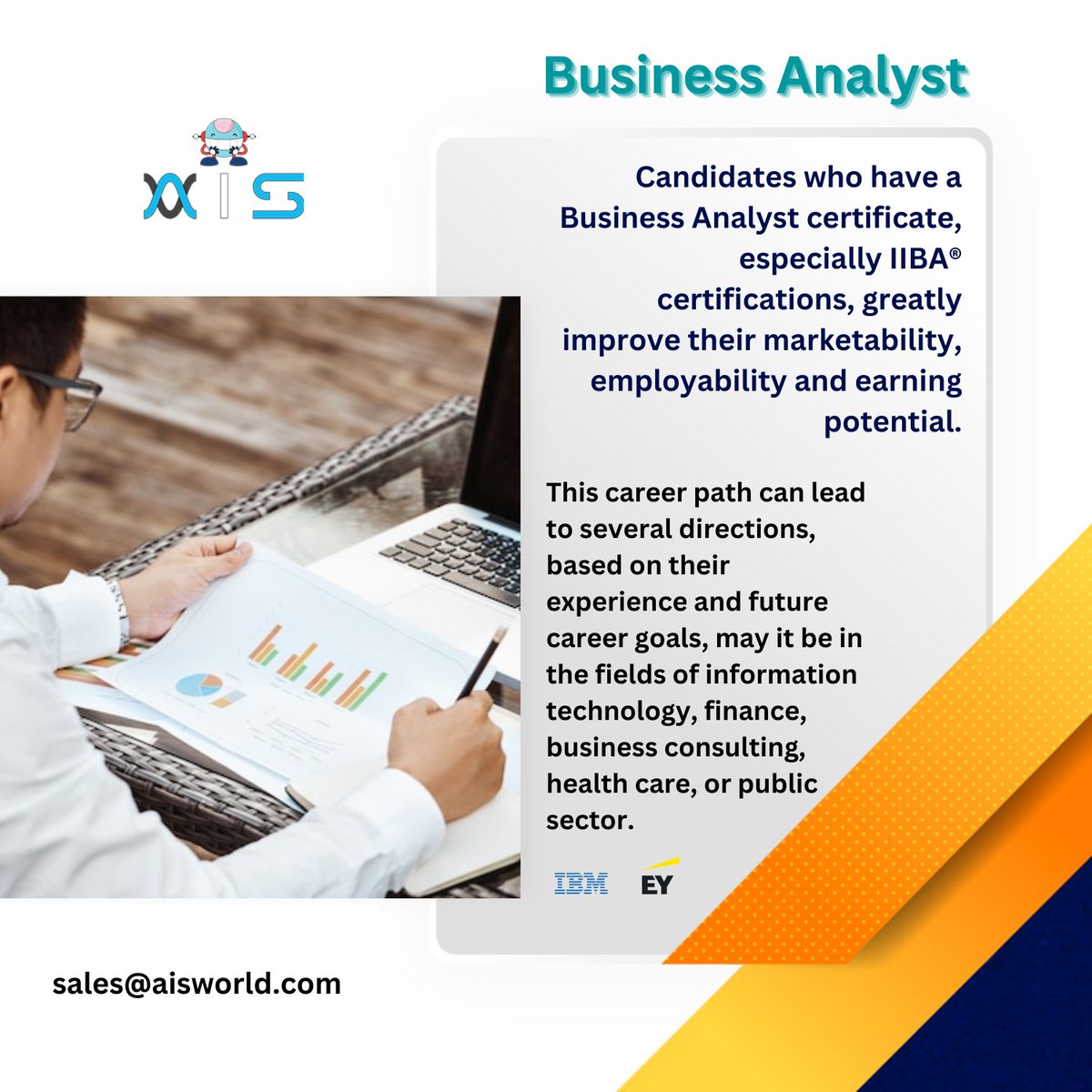NXTAISINC's tweet image. Say more with your work as a Business Analyst. Get a certification today!
#nxtaisinc #masterscourse