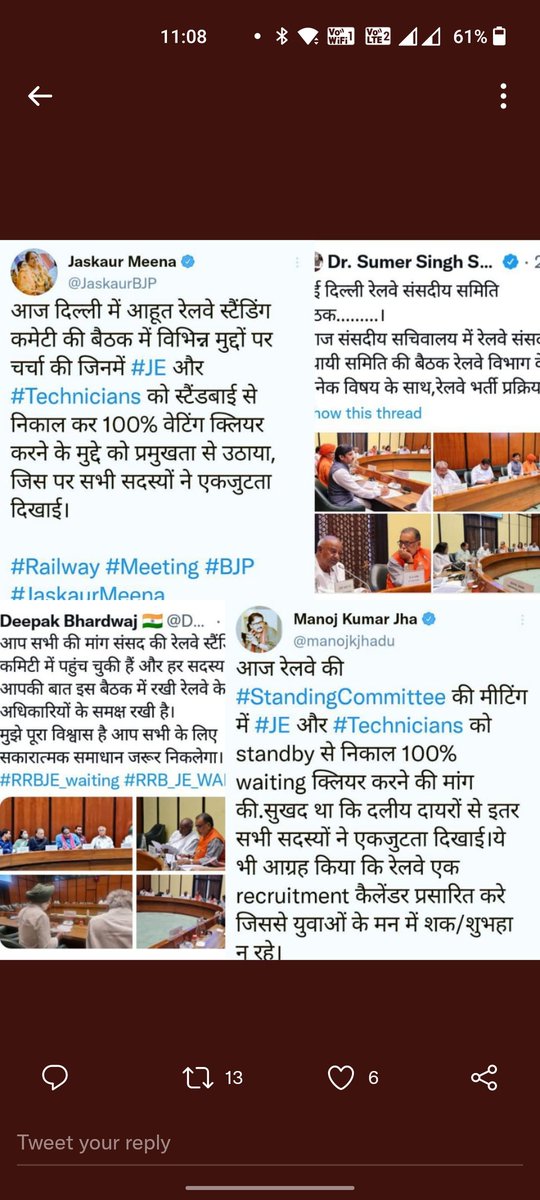 Jagannaik123's tweet photo. @RajTharigoppula @manojpehul @AshwiniVaishnaw Please clear Rrb secunderabad  waiting list... Around 100 candidates are left behind and eagerly waiting to serve indian railways... https://t.co/7kZUrA9Eos