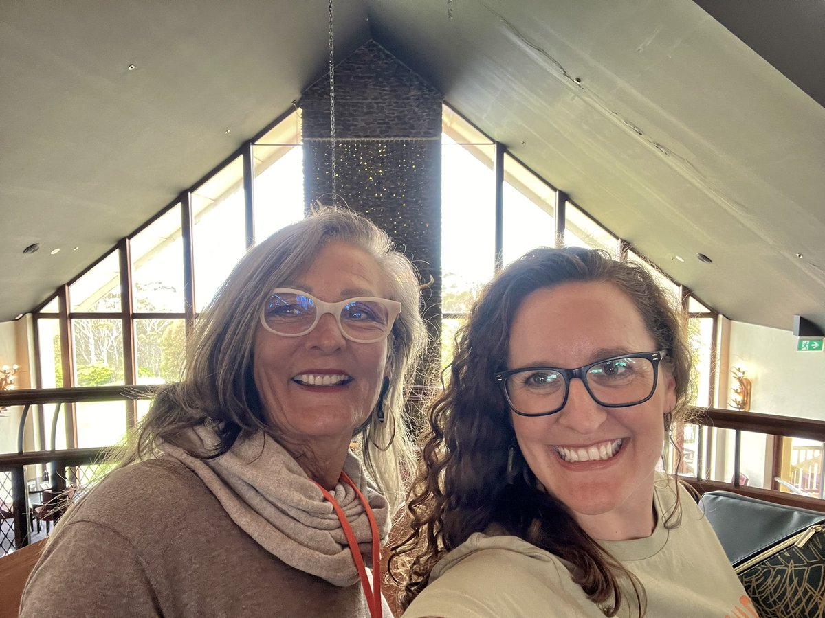 Arrived at the National Outdoor Ed Conference in the beautiful Blue Mts. So good to see you <a href="/tonialgray/">Tonia Gray</a> Bring on #noec2022