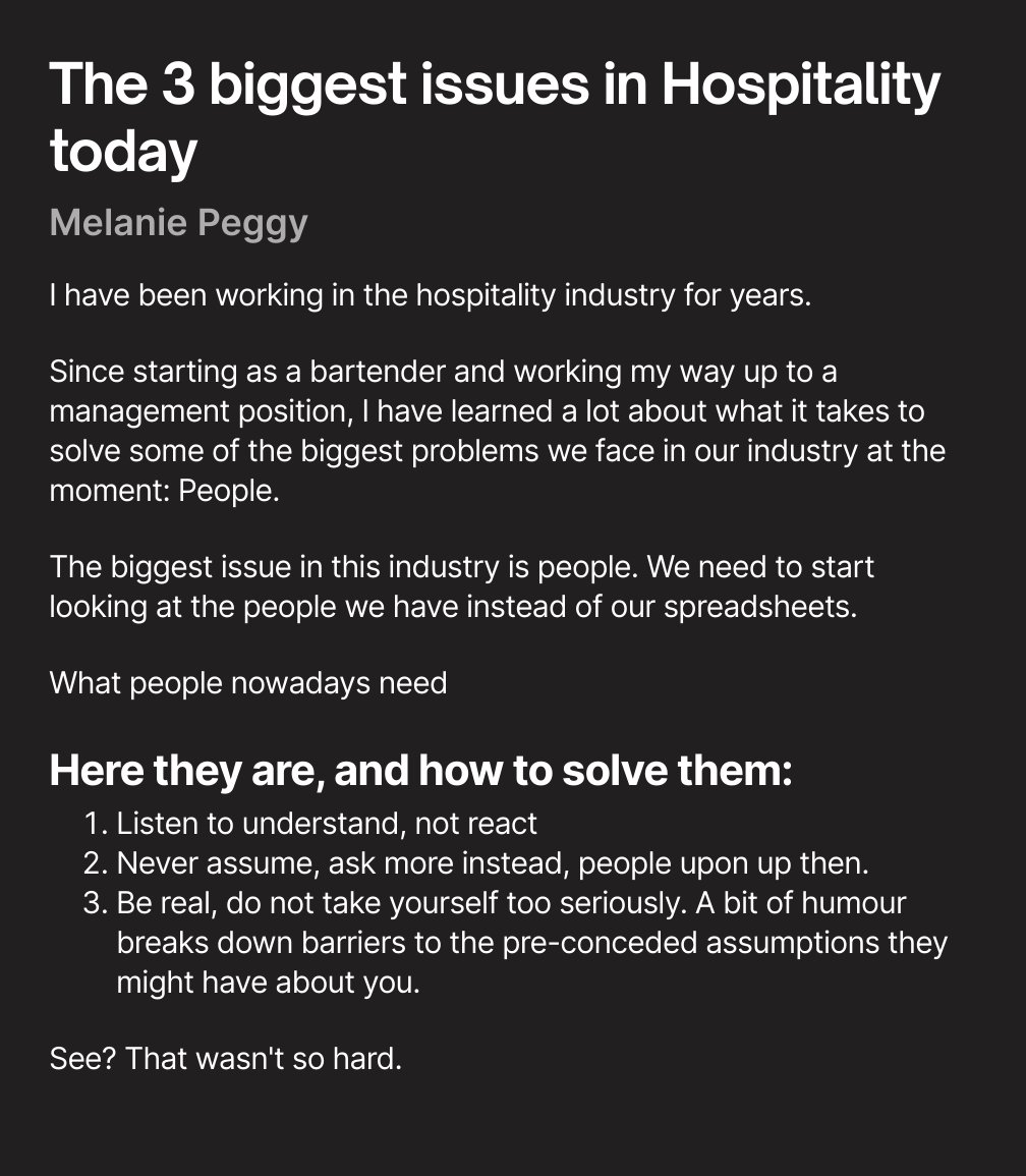The 3 biggest issues in Hospitality today