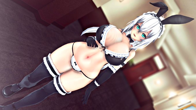 バニーメイドビキニのルーフェンちゃん #COM3D2 