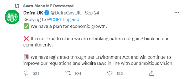 Good morning @scottmann4NC, 

Congratulations on your new role at @DefraGovUK, which means @WhiteHanne & I now have some big bones to pick with you

1) The potential demise of local #wildlife in a future 'North #Cornwall #InvestmentZone'

Davidstow.info/2022/09/the-mi…

#GrowthPlan

1/n