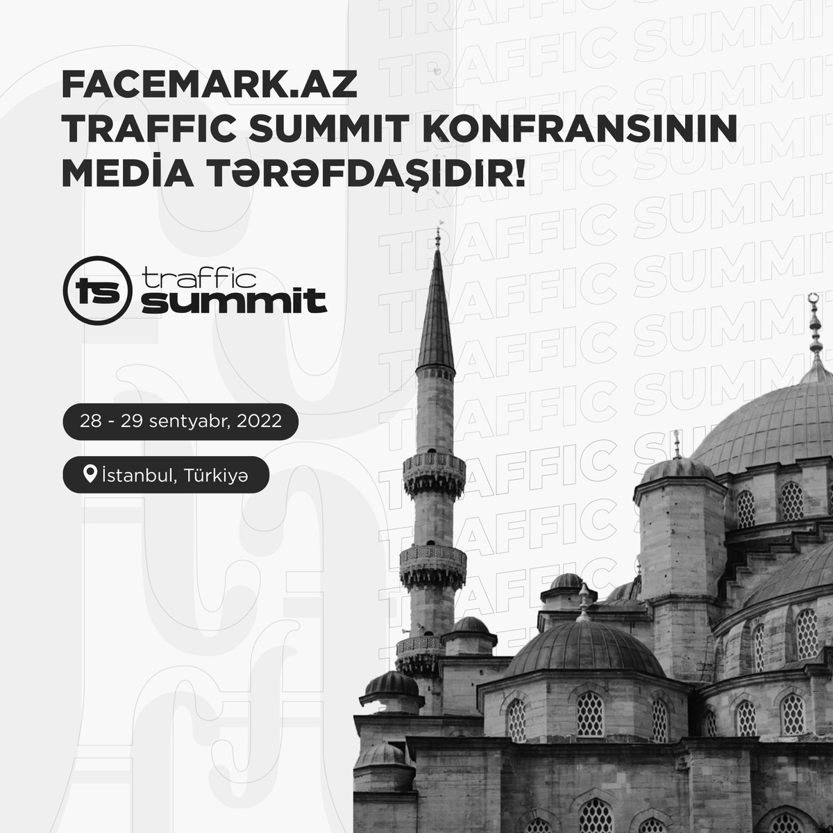 AzFacemark's tweet photo. 28-29 sentyabr tarixlərində İstanbulda keçiriləcək rəqəmsal marketinq konfransı dünyanın müxtəlif yerlərindən gələcək mütəxəssislərin iştirakı ilə baş tutacaq.

#ecommercebusiness #adtech #advertising #leadgeneration #contentmarketing #faceofmarket #media #conference https://t.co/E5gVbLlhzk
