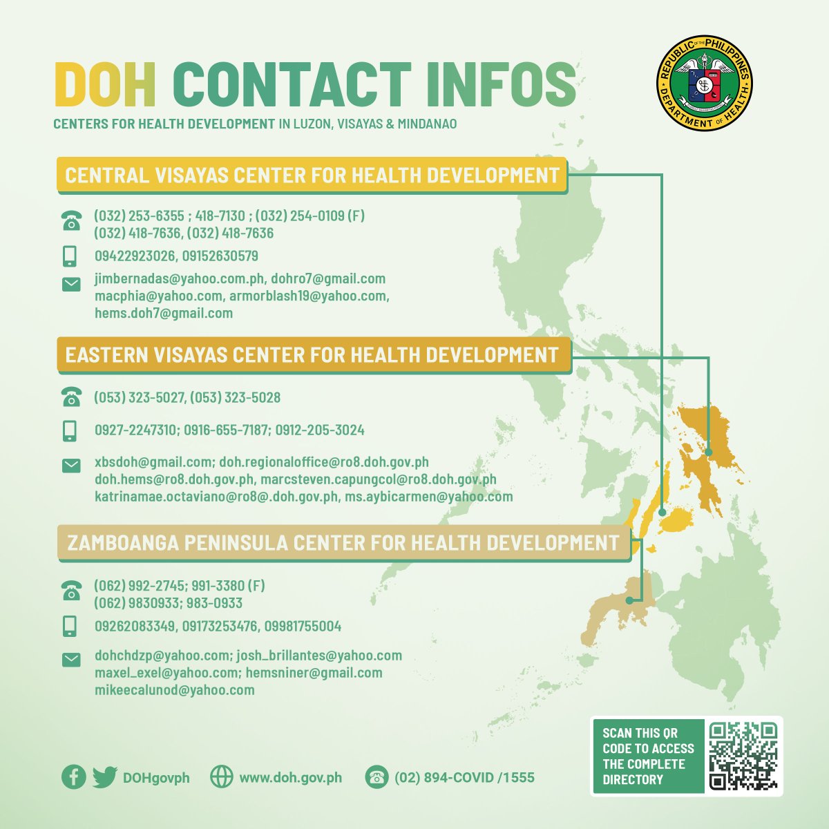 DOHgovph's tweet photo. I-scan ang QR code o magpunta sa link na ito:
https://t.co/Vs7xIt19mS
#DOHotlines #DRRMinHealth #ALERTo #KardingPH https://t.co/LeRHakSIfd