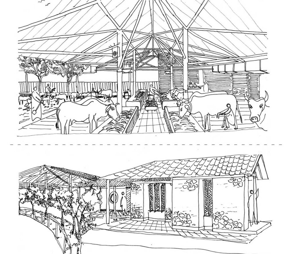 Compartment_S4's tweet photo. A well-designed cattle shelter which is sensitive to the cattle with efficient space management, circulation, drainage and ventilation systems is an integral part for cattle's health and milk yield.

#CS4 https://t.co/ESZtfdLv0k