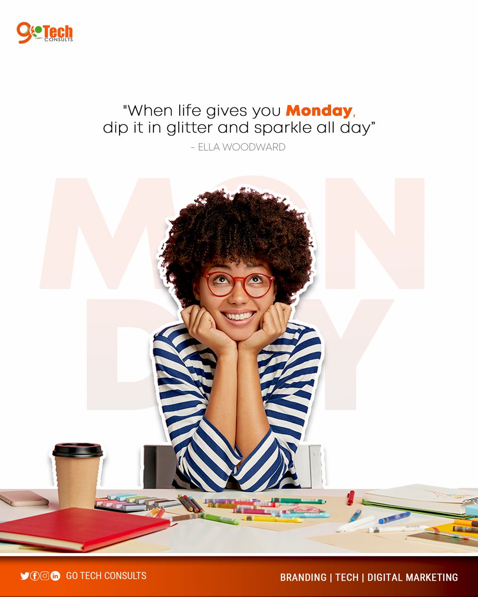 GoTechAcademy's tweet photo. Stay positive and inspired this Monday, shine on!
#PositiveVibesOnly #MondayMotivation #ellawoodward #techcompany #brandingconsultant #CACregistration #Gotechconsults #Gotechacademy https://t.co/E4RaJjisyf