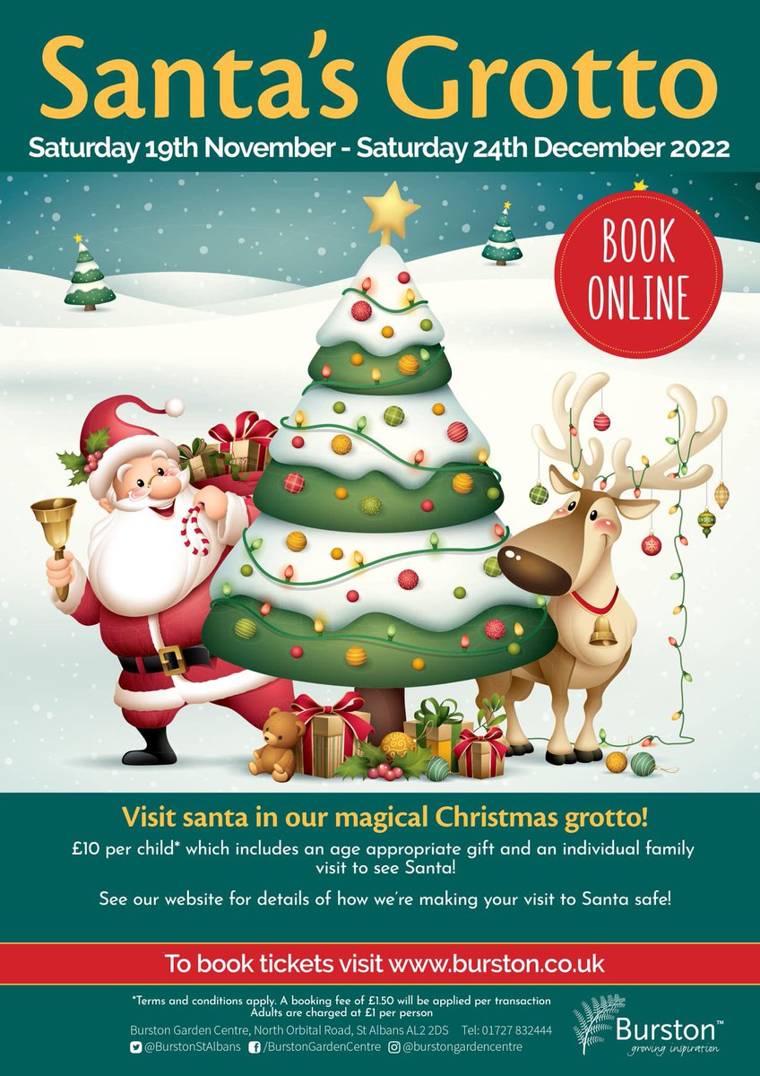 Our events page is very busy  with lots to look forward to including Halloween and Christmas #stalbans #stalbansmums #herts #halloween #santa #visitsanta #burston #gardencentre #northlondonmums #family #hertskids #fun #burstongardencentre
