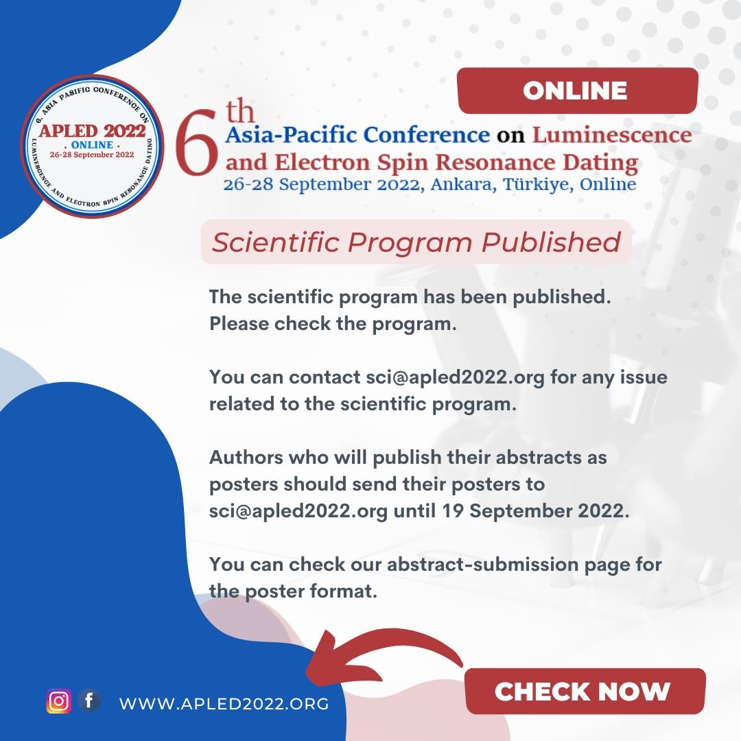 lopezgi's tweet photo. #APLED2022 here we go!
The 6th Asia-Pacific Conference on #Luminescence & #ESRDating officially kicked-off at my 1AM Colombian Time (GMT-5), 9AM Turkish Time (GMT+3)
The marvels of virtuality 🌐💯🤓
The roughness of time zones ⏲️💤🥹
https://t.co/bBTujvQmih
#Dosimetry #OSLDating https://t.co/diKZfH8WKJ