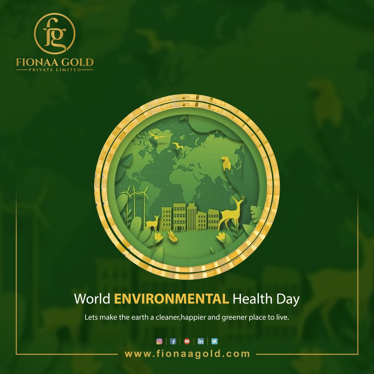 FionaaGold's tweet photo. Let us work together to conserve the environment for all the beings around the world.
#Fionaagold wishes 'Happy World Environmental Health Day'
#fionaabangle #world #worldenvironmentalhealthday
#worldenvironmentalhealthday2022
#greenery #planet #environment #cleaner #healthier https://t.co/lQIBtiuXJX