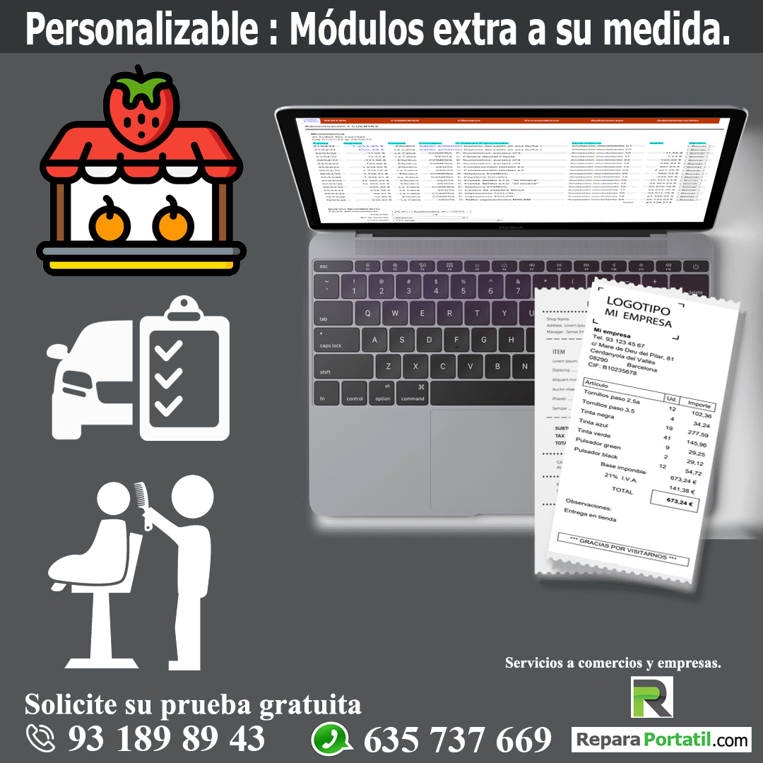 ComCerdanyola's tweet photo. Programa facturas, presupuestos y tickets.
Para imprimir, enviar y archivar fácilmente.
Copia de seguridad de sus datos en formato portable.

Solicite prueba gratuita.
Tel. 93 189 89 43
Whatsapp : 635 737 669

Servicios a comercios y empresas. 
#cerdanyola, #ripollet, #sabadell https://t.co/jOKXmyncJs