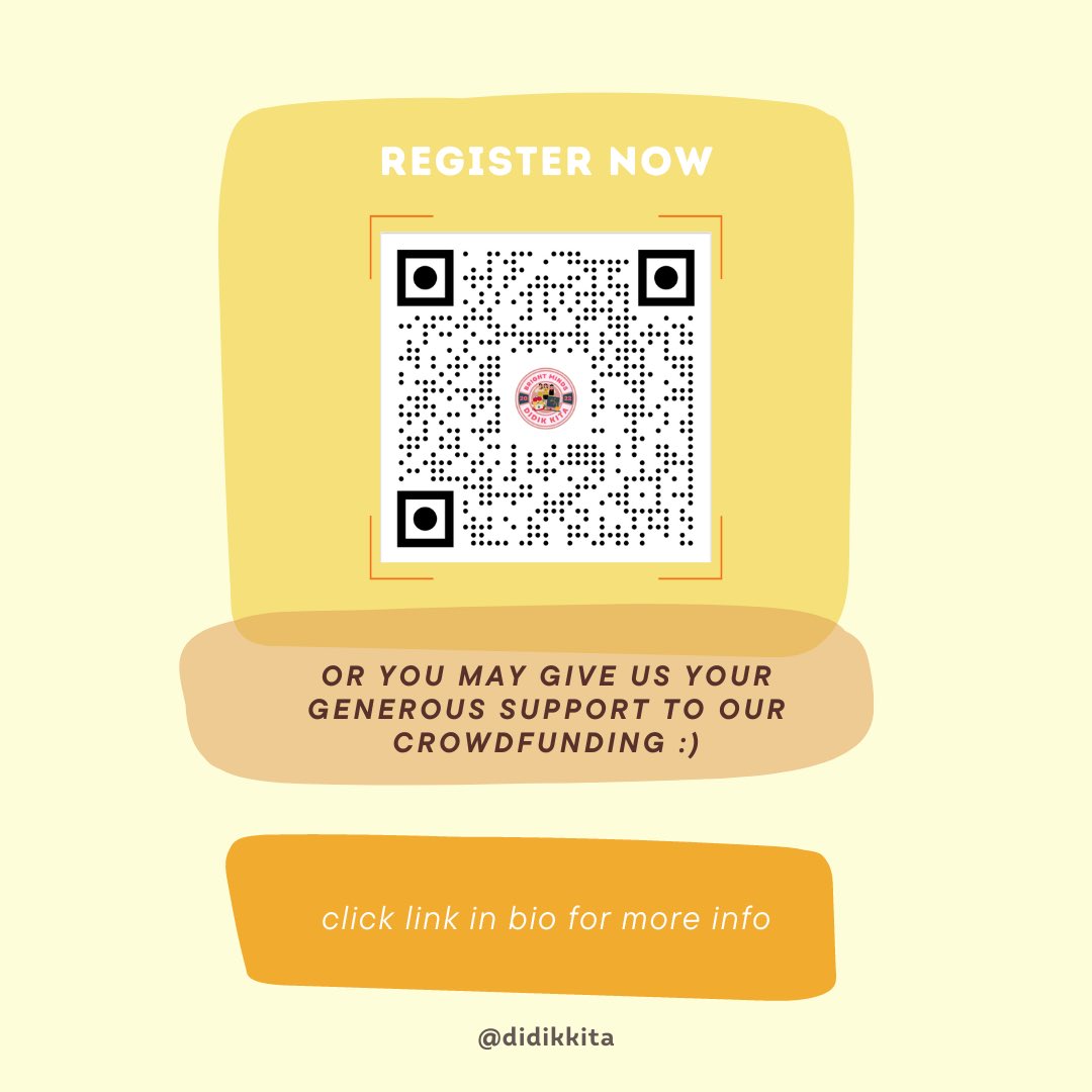 didikkita's tweet photo. If you are passionate and ready to commit, fill in the form! If you have any inquiries, comment down below or dm us for the answers 🧚🏻
#tutor #volunteering #tutees #bridgethelearninggap #education #didikkita https://t.co/qYTkuFAKM2