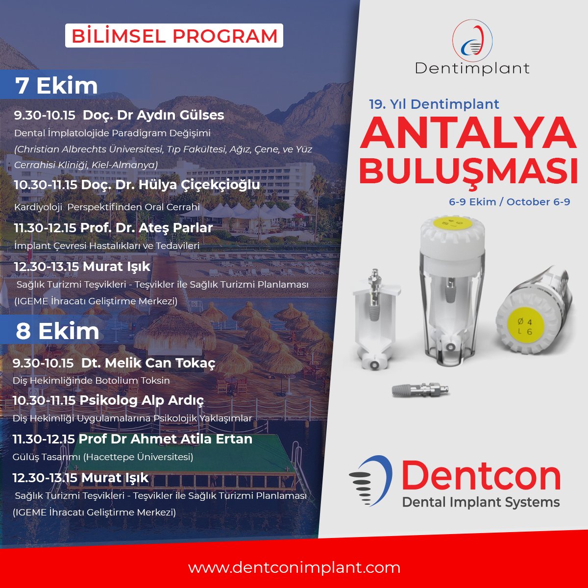 DentconImplant's tweet photo. This year, get ready for a very different meeting experience with our experts from many different scientific fields.

For participants from other countries;
Please send us email to ‘export@dentimplant.com.tr’ or contact our sales department. https://t.co/rTfwA8StWT
