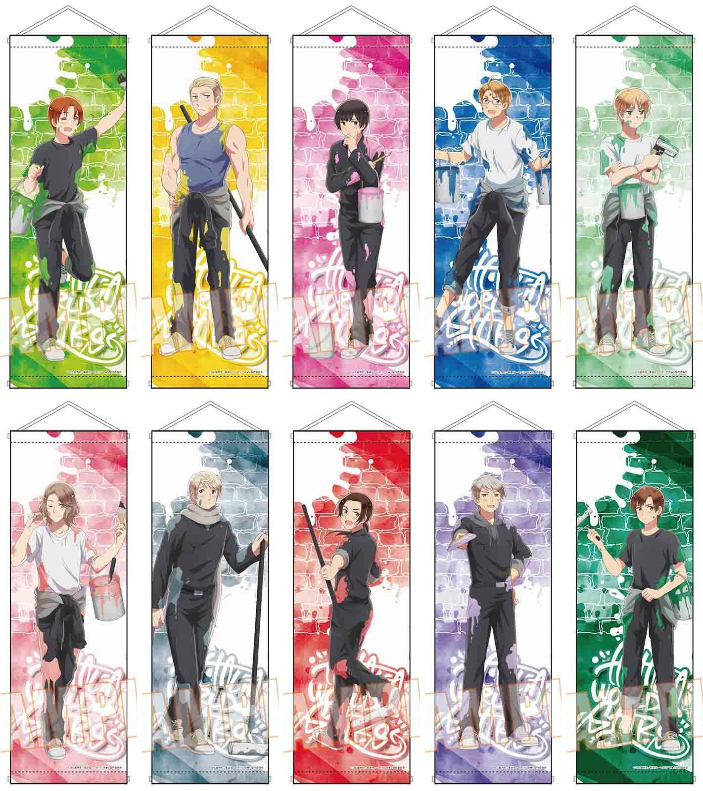 ヘタリア タペストリー2本セット ヘタリアグッズ予約情報☆ on X: 