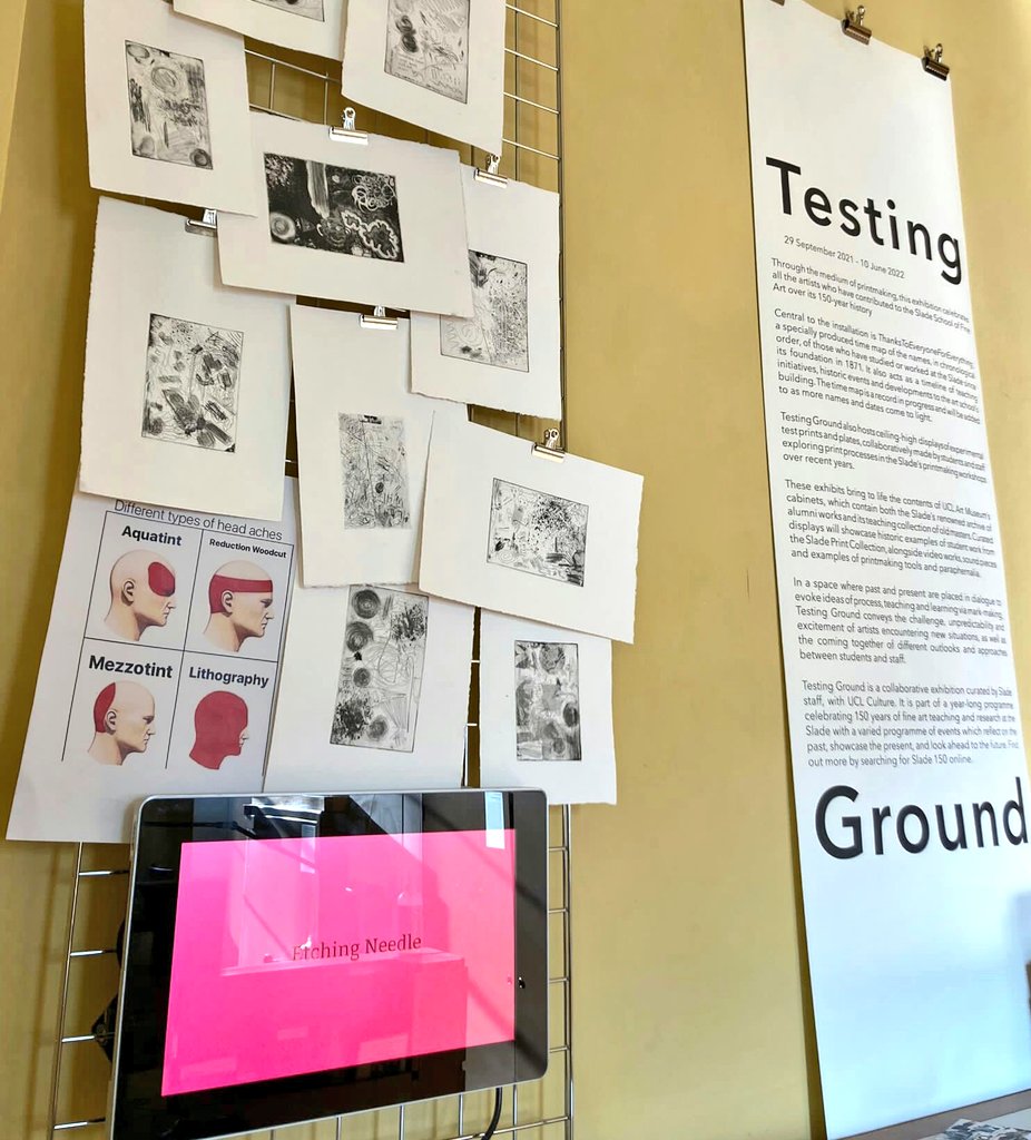 lucywaitt1's tweet photo. And we are BACK
A refreshed #TestingGround opens from Weds @UCLArtMuseum
#exhibition #art #printmaking #printing #etching #lithography #pochoir #Gallery https://t.co/iCLX9R16E6