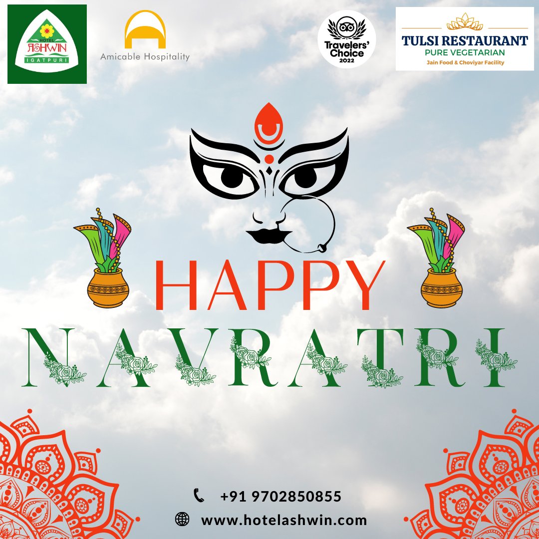 Enjoy the Festive Season with Hotel Ashwin Igatpuri. Happy Navratri!
.
.
.
#navratri #navratrispecial #garba #india #festival #dandiya #indianfestival #happynavratri #hotelinigatpuri #holidays #igatpuri