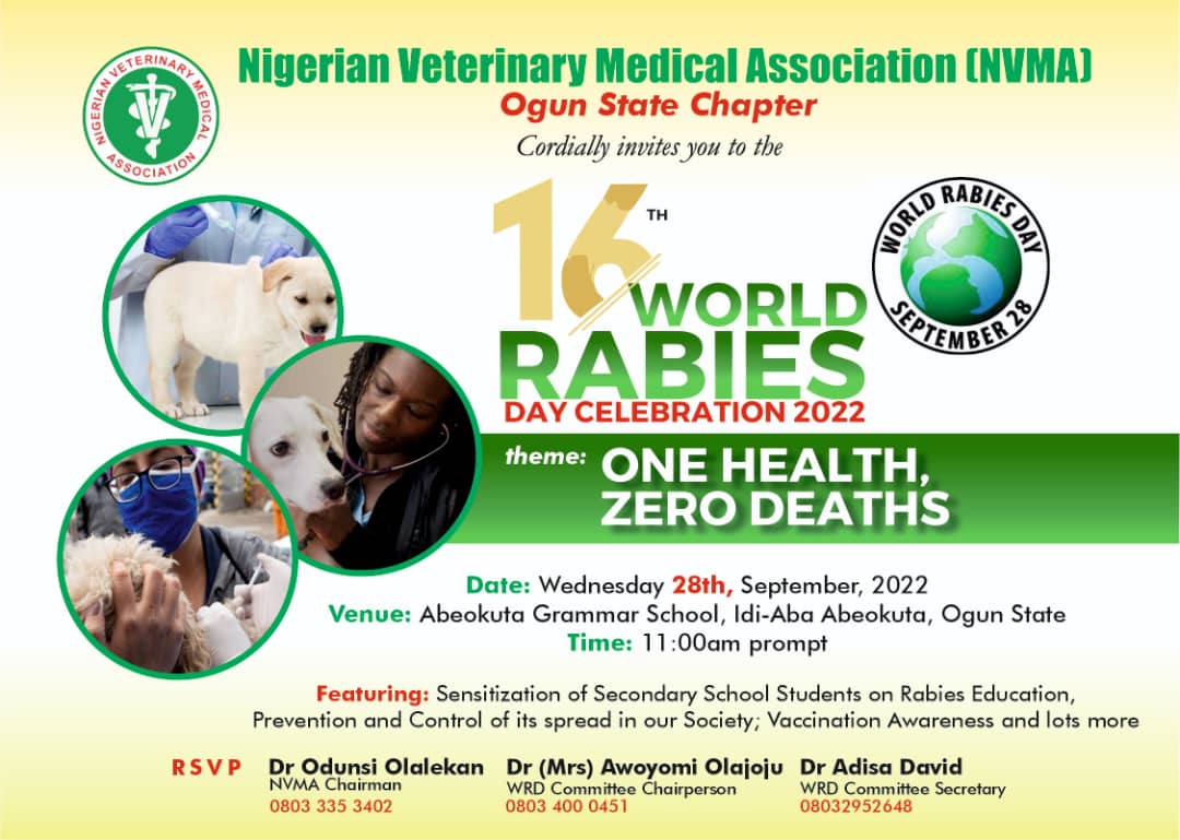 FDVPCSNigeria's tweet photo. #Antirabies campaign
#2022WorldRabiesDay 
Theme: 'One Health, Zero Deaths'
Plans to commemorate this year's World #Rabies Day accross states in Nigeria @DrMaimunaHabib @FmardNg @au_ibar
@FAONigeria @NCDCgov @NigerianVets
@BANigeria @WOAH_Global https://t.co/iTxm5dD9Tf