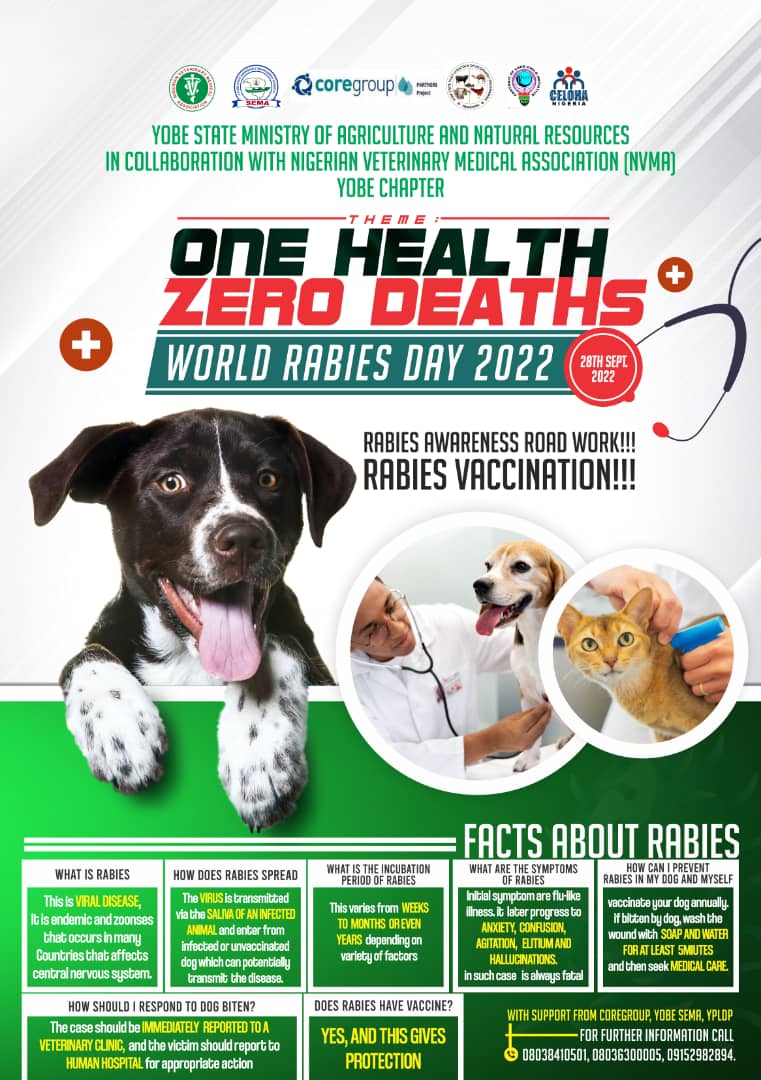 FDVPCSNigeria's tweet photo. #Antirabies campaign
#2022WorldRabiesDay 
Theme: 'One Health, Zero Deaths'
Plans to commemorate this year's World #Rabies Day accross states in Nigeria @DrMaimunaHabib @FmardNg @au_ibar
@FAONigeria @NCDCgov @NigerianVets
@BANigeria @WOAH_Global https://t.co/iTxm5dD9Tf