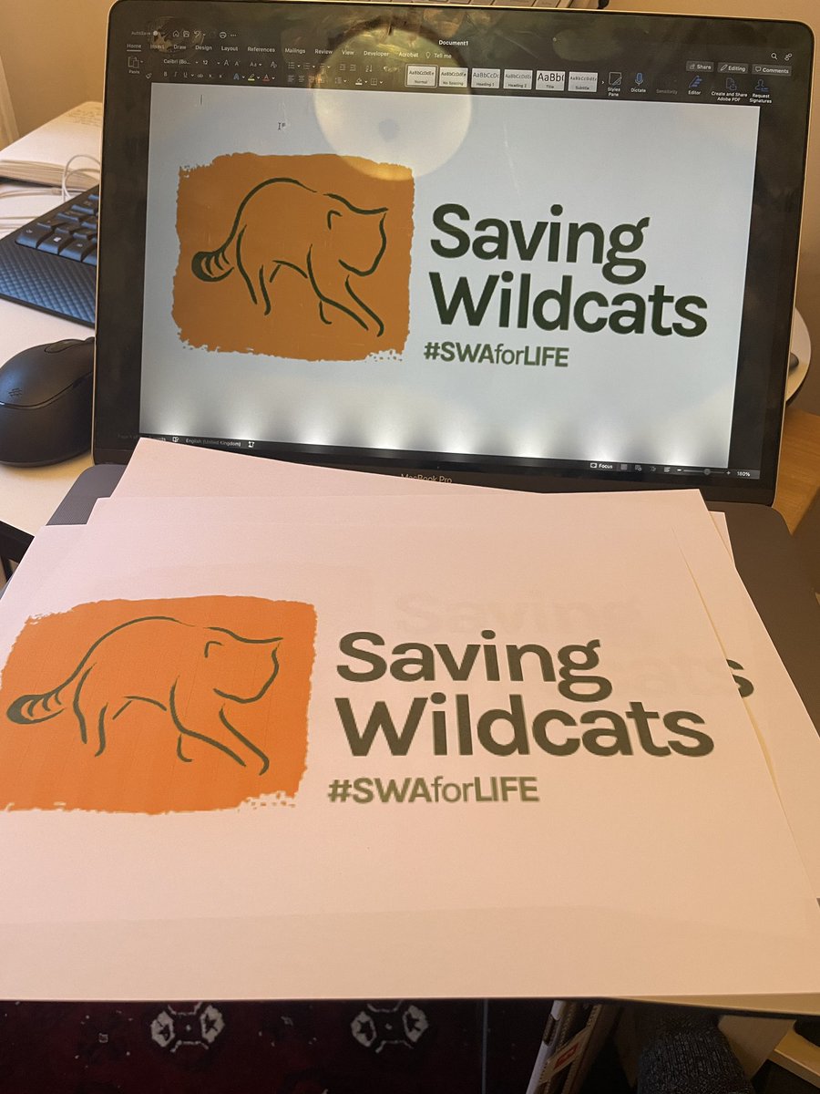 Enr011's tweet photo. Printing off posters for my daughters SAVING WILDCATS bake sale @SciennesPS on Friday @EdinburghZoo @rzss #SWAforLIFE https://t.co/Ac3s7rJiQg