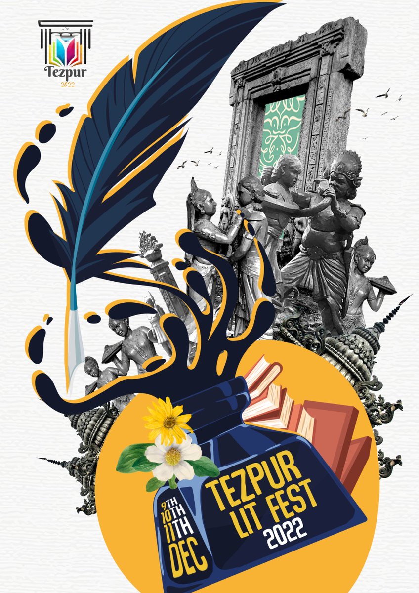 tezpurlitfest's tweet photo. #TezpurLitFest2022 | This December let words and ideas take you through a journey of their own in the historic city of eternal love!

#Tezpur  #Literary  #Literature  #Books  #Authors  #BookReadings  #Poetry  #BookWorm  #BookLovers https://t.co/W7UZwWn1uW