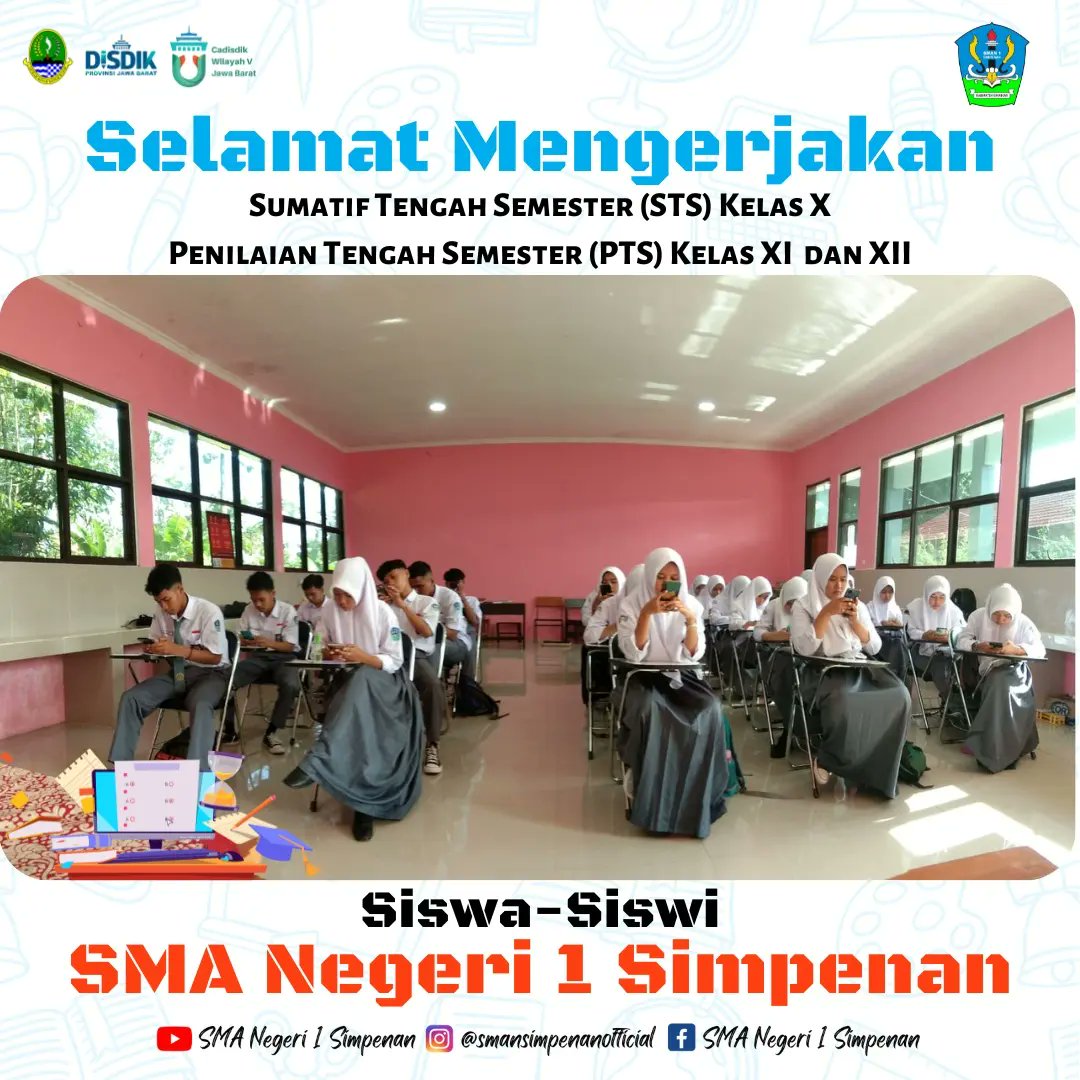 sman1simpenan's tweet photo. Selamat Mengerjakan STS dan PTS.. https://t.co/mdax4XqhT6